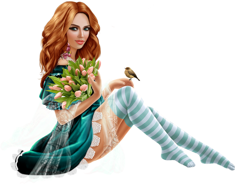 Tubes 3d Artist Avroraart8 Girl Illustrations, Illustration - Girl (800x694)