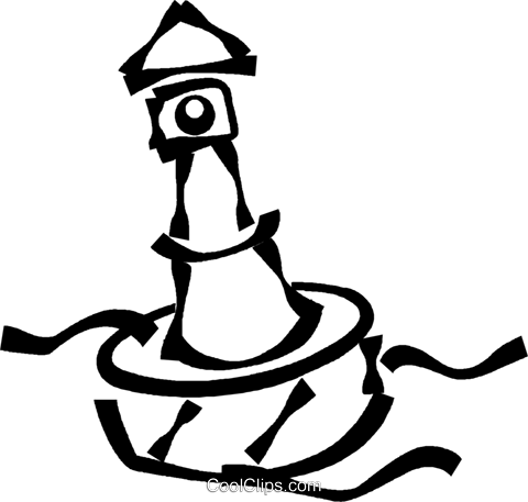 Buoys Royalty Free Vector Clip Art Illustration - Buoys Royalty Free Vector Clip Art Illustration (480x457)