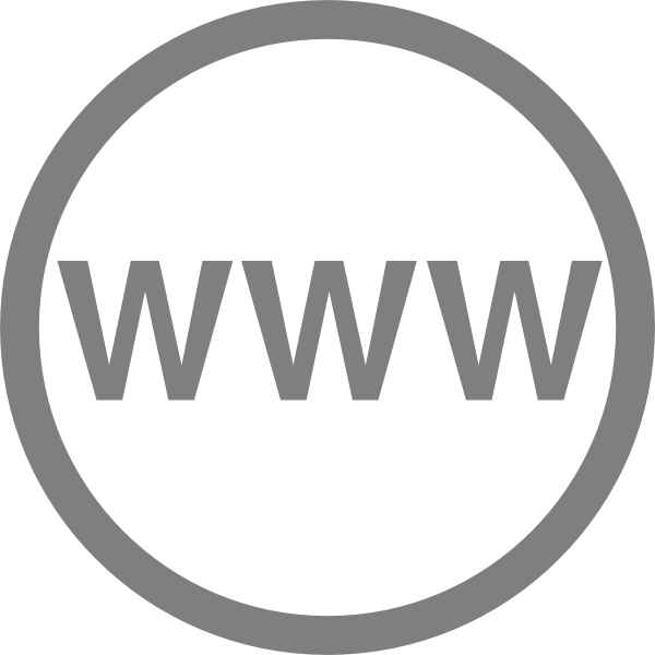 Black And White Library Web Logo Clip Art At Clker - Black And White Library Web Logo Clip Art At Clker (600x600)