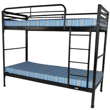 Bunk Bed Free Transparent Image Hd - Cot Bunk Bed Steel (400x400)