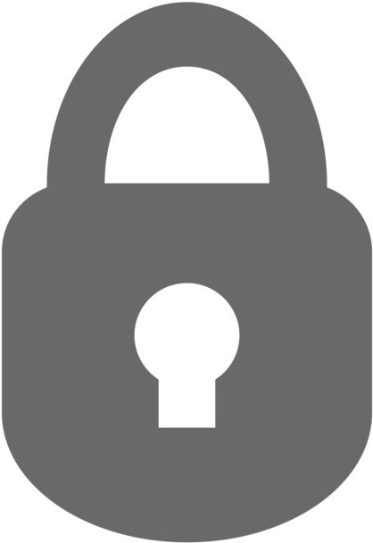 Computer Icons Padlock Download Key - Black Padlock (515x750)