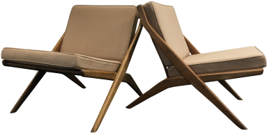 Scissors Chair Free Clipart Hq - Chair (400x300)