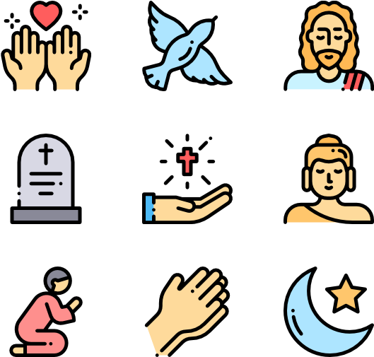 Icons Free Spiritual - Massage Icons (600x564)