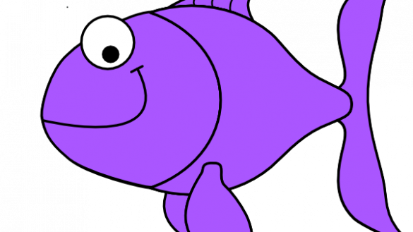 Free Fish Clipart Images Download Clip Art On Coloring - Cartoon Fish Transparent Background (585x329)