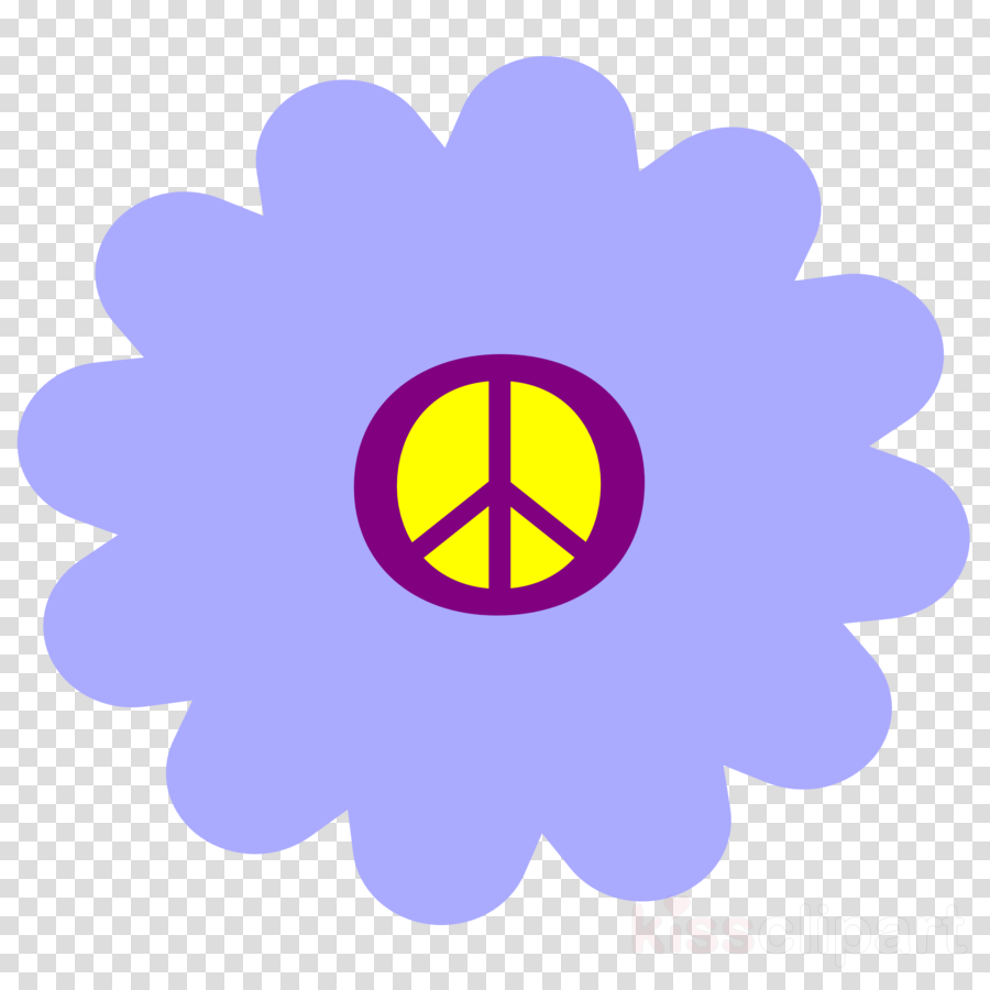 1970s Transparent Flower Clipart 1960s 1970s Clip Art - Flower Power Hippie Flowers (900x900)