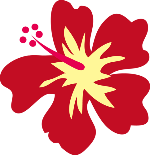 Clip Art - Hawaiian Party Clipart (484x500)