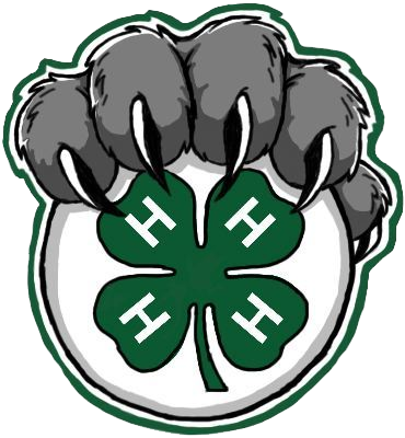 Perris Panthers 4-h Club - 4 H Clover (370x400)