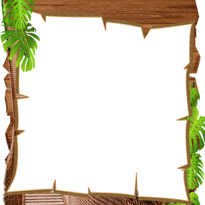 Jungle Frame Jungle Frame Picmix - Jungle Frame Clipart (400x400)