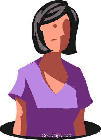 Businesswoman In A Hole Royalty Free Vector Clip Art - Cartoon (346x480)