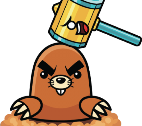 Mole Clipart Mole Hole - Whack A Mole Mole (640x480)