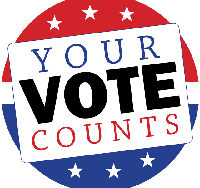 Local March Elections Endorsement - Your Vote Counts Clip Art (703x600)