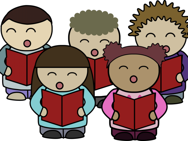 Song Clipart Choral Speaking - Choir Singing Png (640x480)