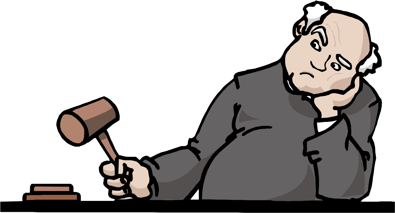 Svg Black And White Download Justice Impartial Frames - Judgement At Court Cartoon (1500x1501)