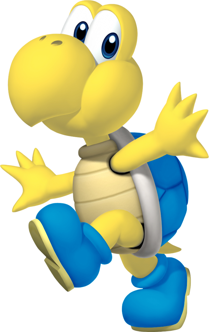 Super Mario - Cooper Trooper Mario Kart (709x1126)