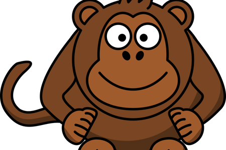 Clip Transparent Stock Download Wallpaper Full Wallpapers - Cartoon Monkey Png Vector (450x300)