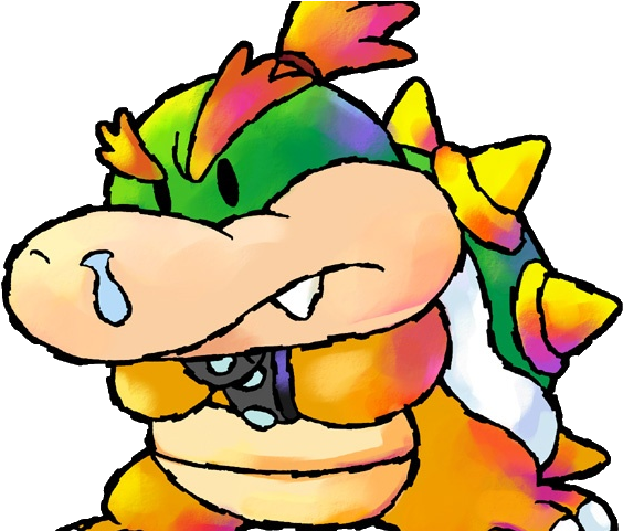 Super Mario Clipart Baby - Yoshi Island Baby Bowser (640x480)