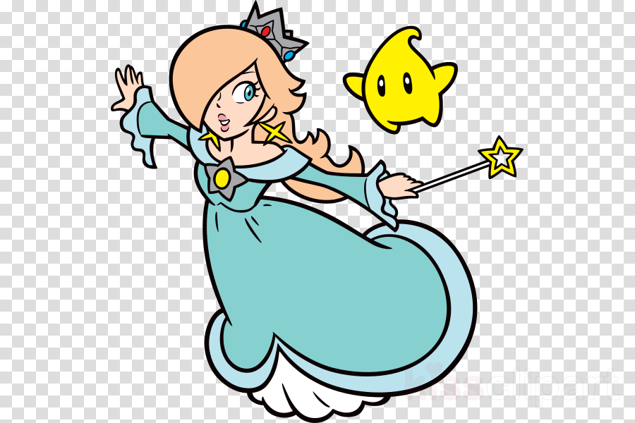 Rosalina Official Art Clipart Super Mario Galaxy 2 - Mario Party Star Rush Characters (900x600)