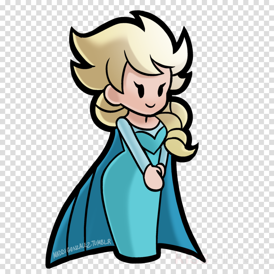 Frozen Super Mario Clipart Super Smash Bros - Super Paper Mario Art (900x900)