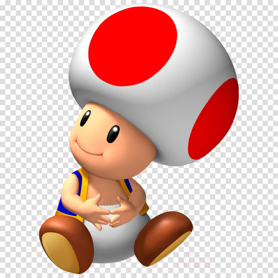 Toad Mario Clipart Toad Mario Bros - Toad Mario (900x900)