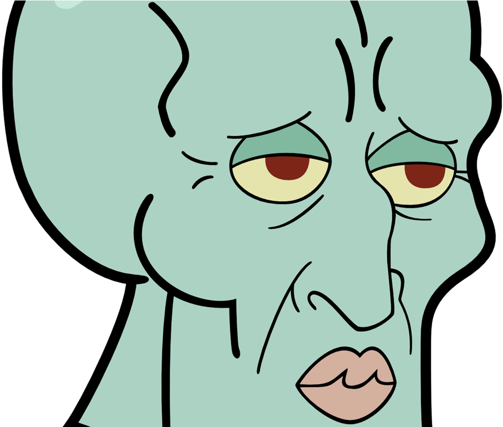 Zelius Handsome Squidward Meme Merch Spongebob Squarepants - Handsome Squidward Emoji (1368x855)