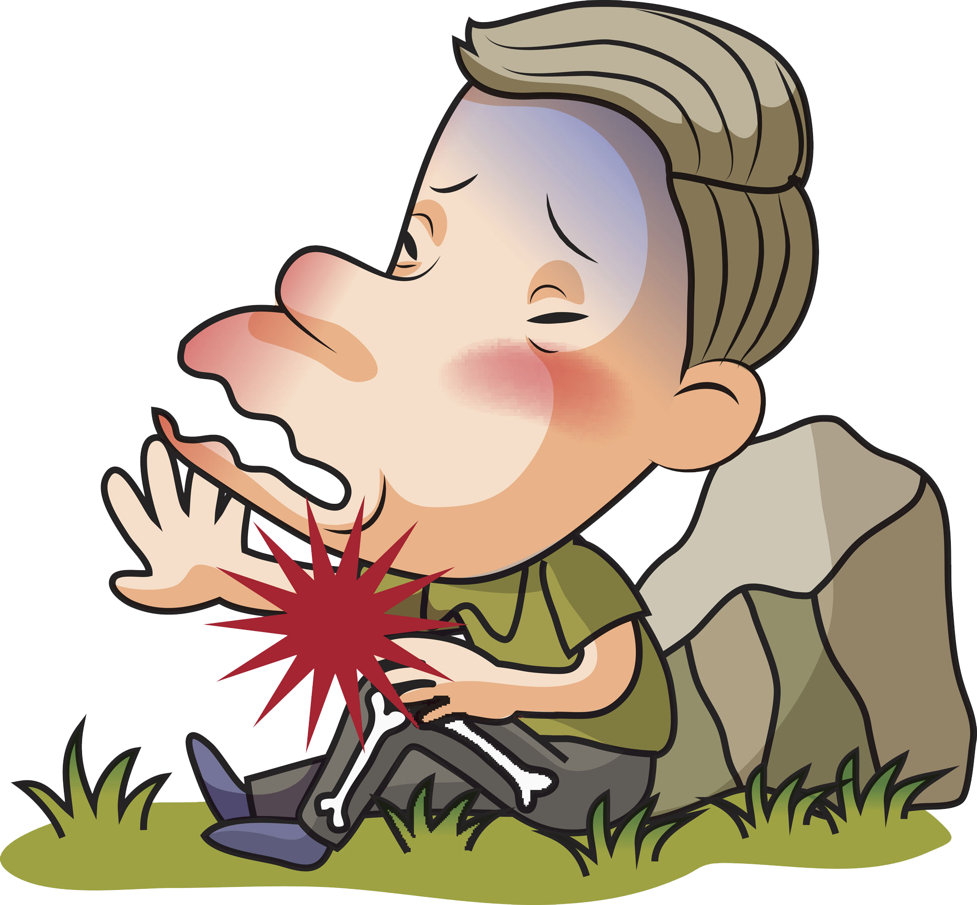 Falling Clip Art Broken Man Transprent Png - Portable Network Graphics (1942x1800)