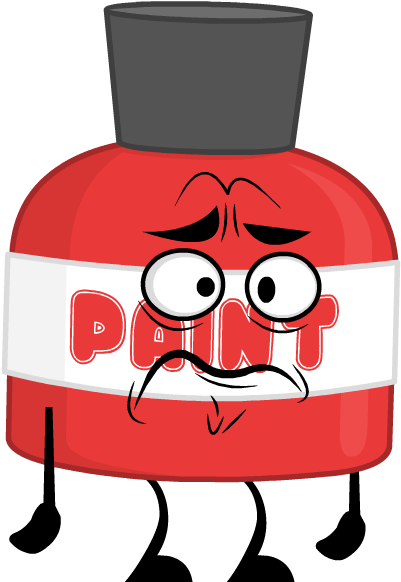 Paint Clipart Object - Object Terror Beep Boop (408x586)