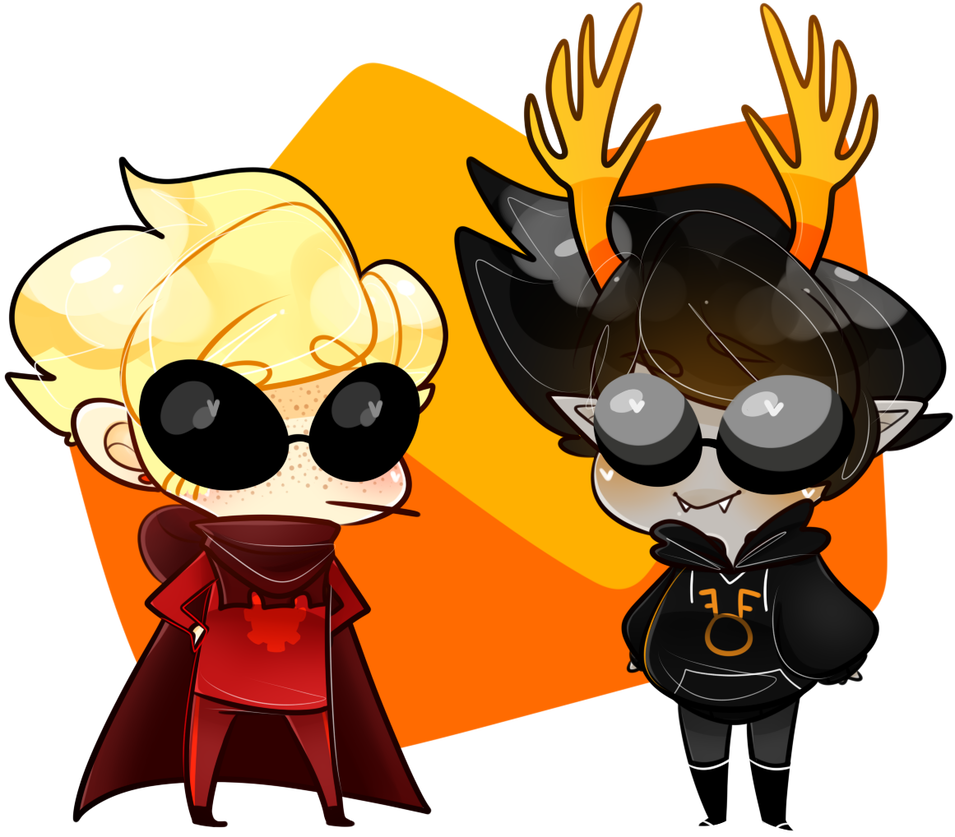 2 Cool Kids By Sakuradraws - Dave And Dammek (955x837)