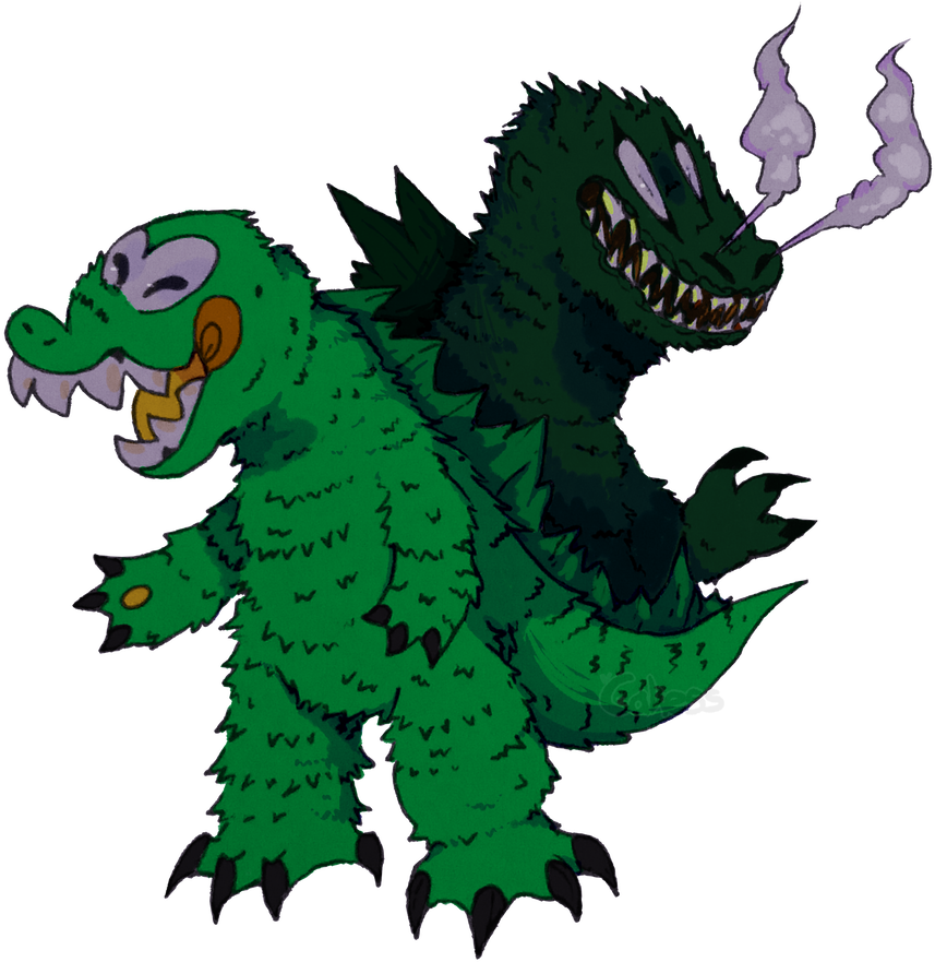 Cool Kid Kaiju Boy By Llancer - Kid Kaiju (880x908)