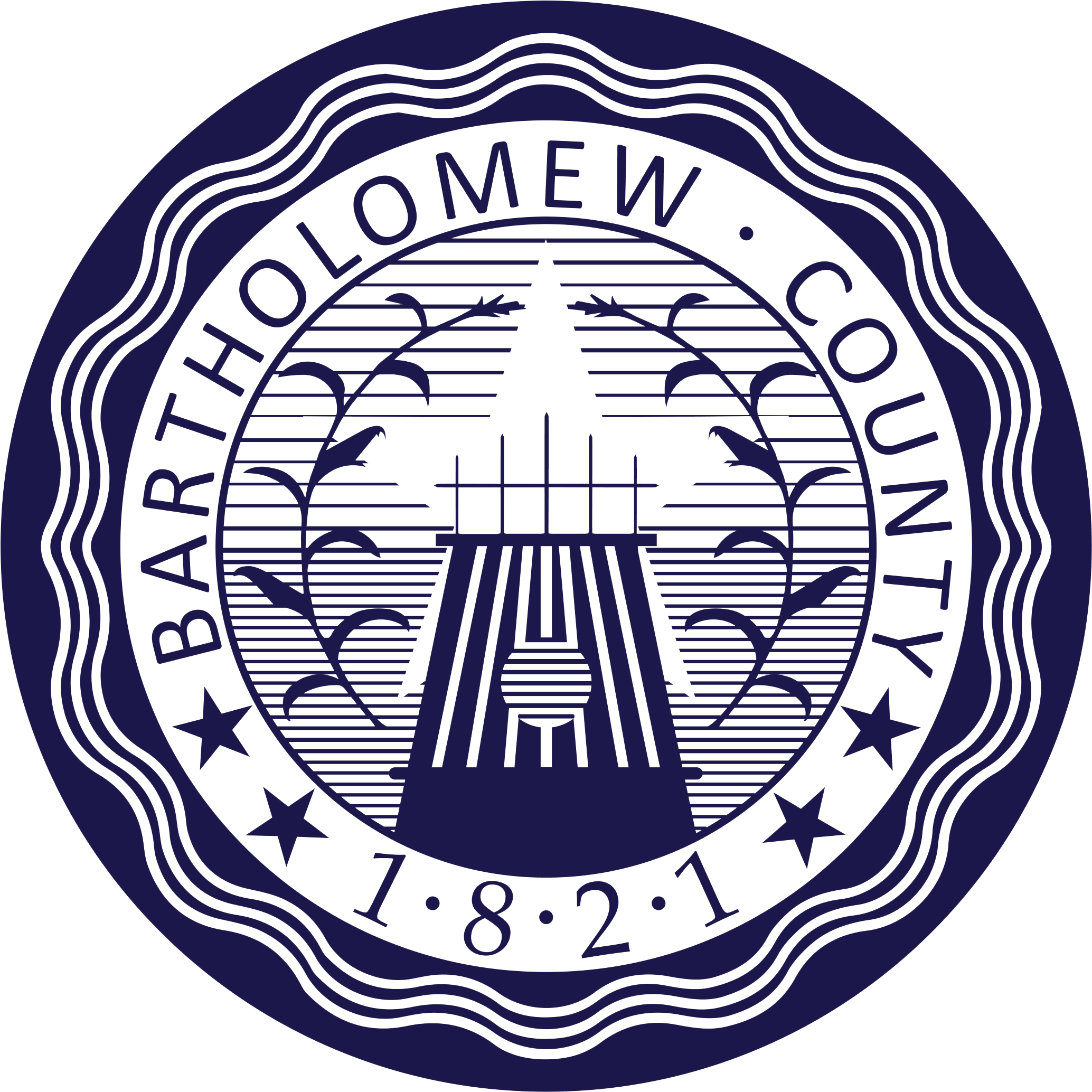 County Seal Master - Bartholomew County, Indiana (2100x2100)