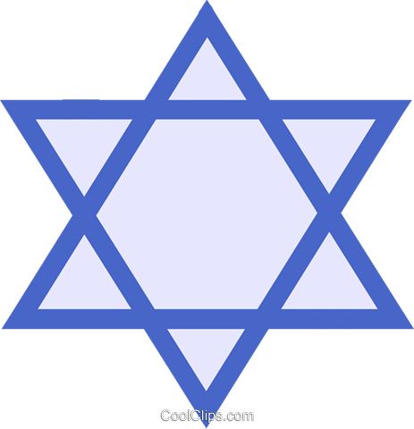 Judaism Star Of David Royalty Free Vector Clip Art - Star Of David (463x480)