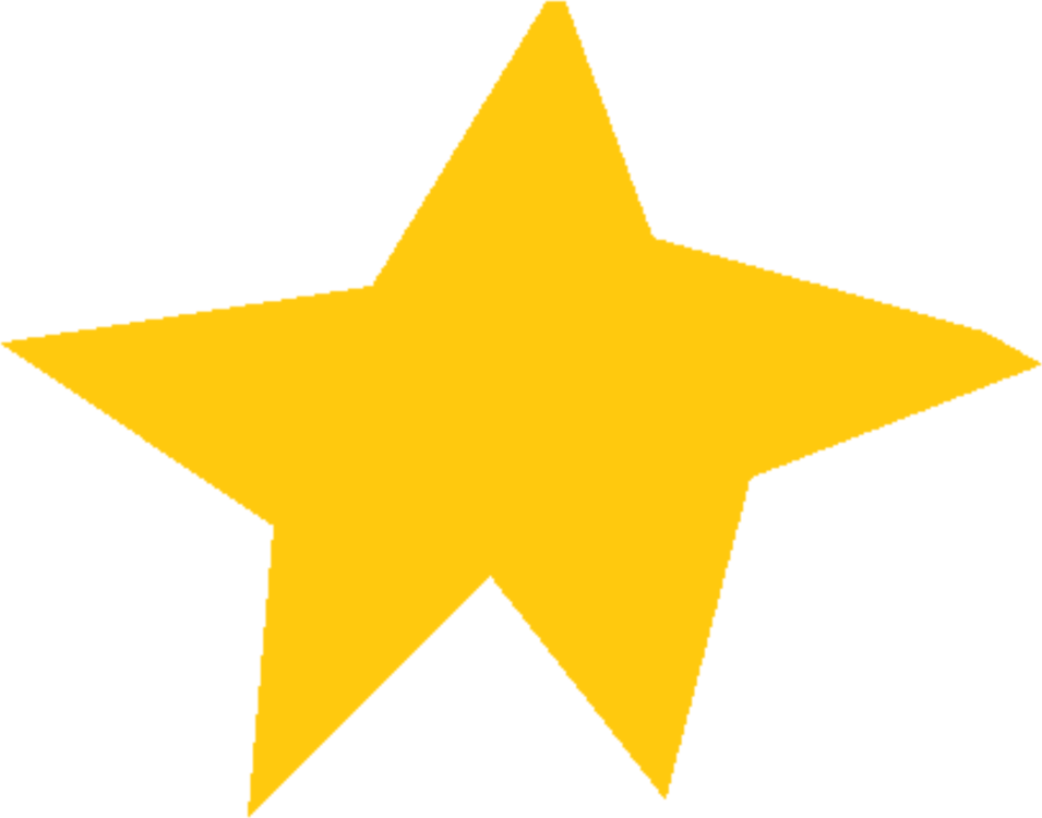 Badge Star Yellow Sheriff - Clip Art (955x750)