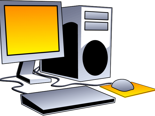 Pc Clipart Computer Art - Automatic Meter Reading Block Diagram (640x480)