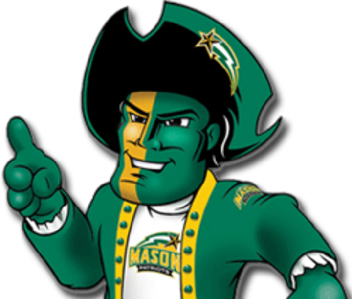 The Virginia Tech Hokies Defeat The George Mason Patriots - George Mason Patriots Logo (720x611)
