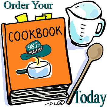 Order Your Vhr 10th Anniversary Cookbook Today - Cookbook Clipart Black And White (353x360)