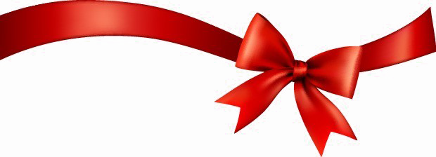 Red Bow Png Red Bow Ribbon Png Transparent Image Vector - Bow Png (620x224)