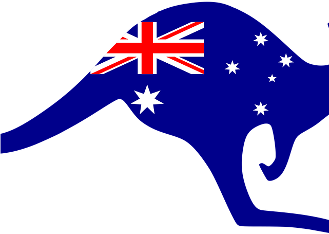 Australia Flag Clipart Black - Flag Of Australia (640x480)