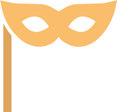 Drama Masks Clipart Free Download Best Drama Masks - Orange Mask Png (512x512)