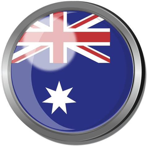 Clip Download Flag Badge Transparent Png - Eurovision 2017 Junior Australie (512x512)