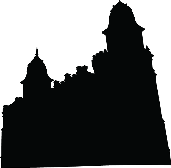 Latter Day Clip Art Manti Utah Temple Silhouette Clipart - Manti Utah Temple (590x581)