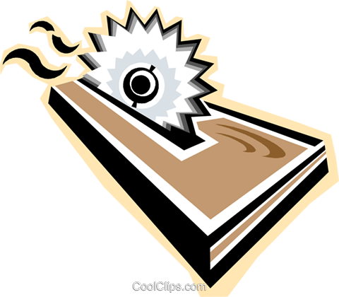 Vector Black And White Library Clipground - Table Saw Clipart Png (480x420)