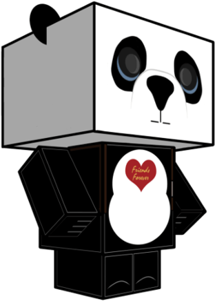 Panda Papercraft Toy Free - Panda Paper Toys Printable (480x480)