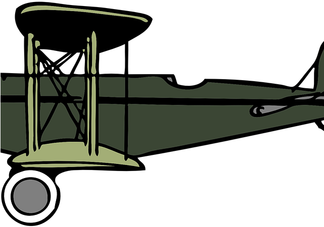 Aviation Clipart Biplane - Aviation Clipart Biplane (640x480)