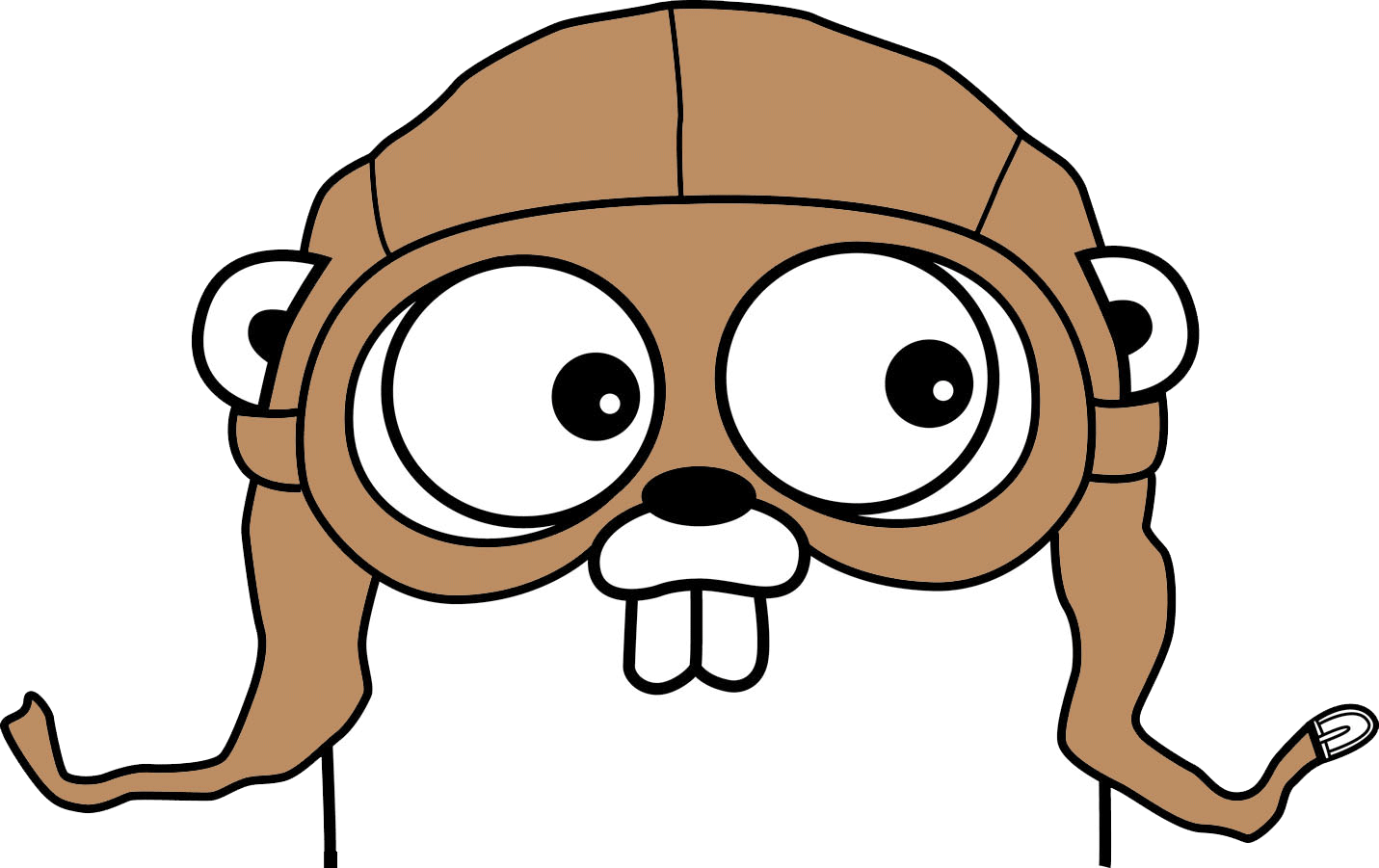 Golang News, Libraries, Apps & More - Golang Gopher Logo (1431x901)