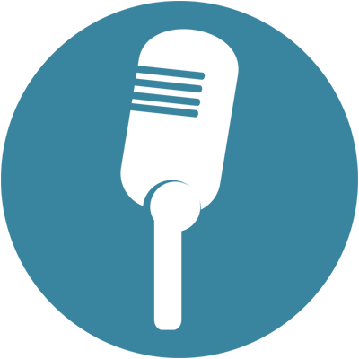 From A Young Age Terry Guyton Knew He Wanted To Serve - Blue Microphone Clip Art (400x400)