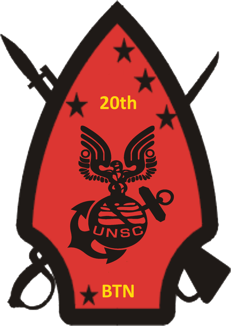 20th Marine Battalion Unsc Marine Corps By Odstdommer - Unsc Marine Corps Logo (755x1058)