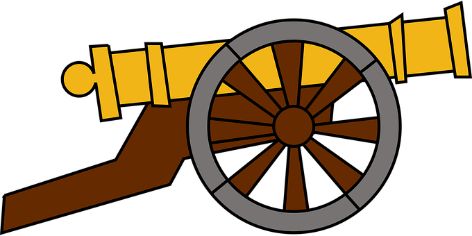 868 Civil War Cannon Clipart Public Domain Vectors - Clip Art Cannon (680x340)