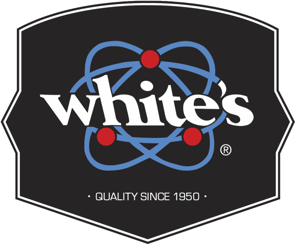 Welcome To White's Electronics - Whites Metal Detectors Logo (600x491)