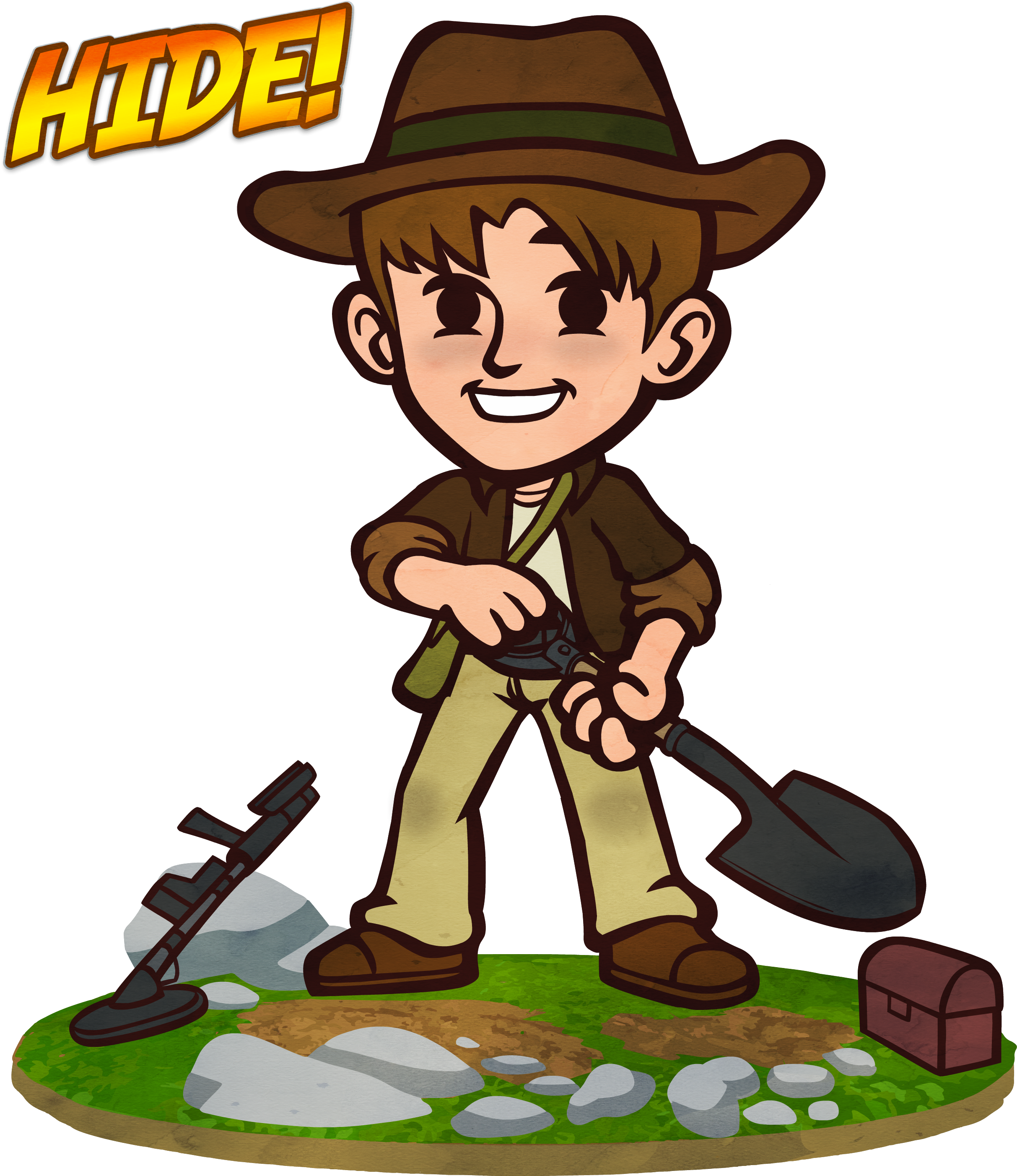 Hiding A Geo Detecting Treasure Cache Metal Detecting, - Cache (2510x2948)