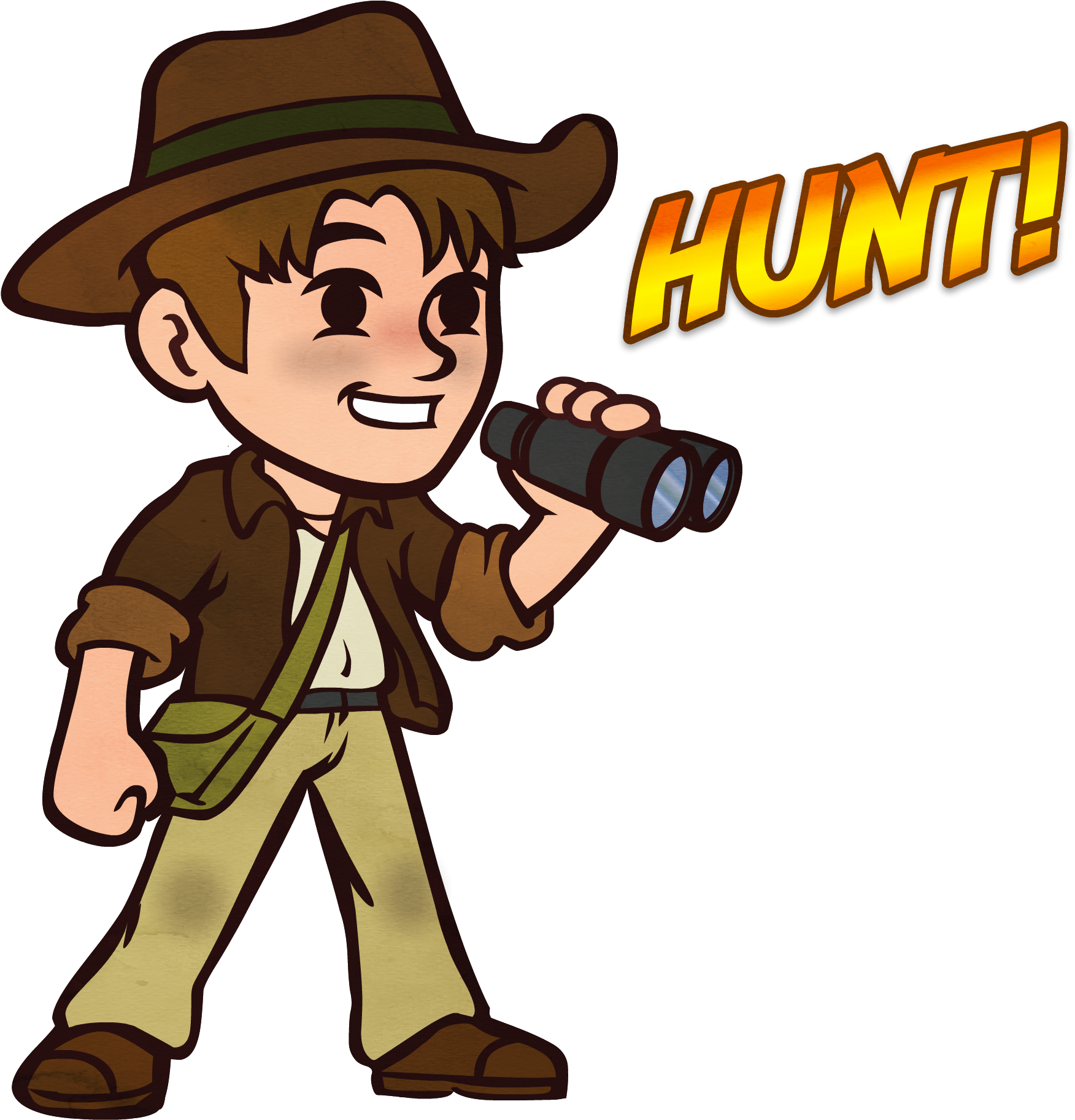 Humting A Geo Detecting Treasure Cache Metal Detecting, - Cartoon (1910x1910)