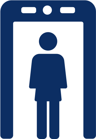 Metal Detectors - Airport Gate Icon Png (480x480)